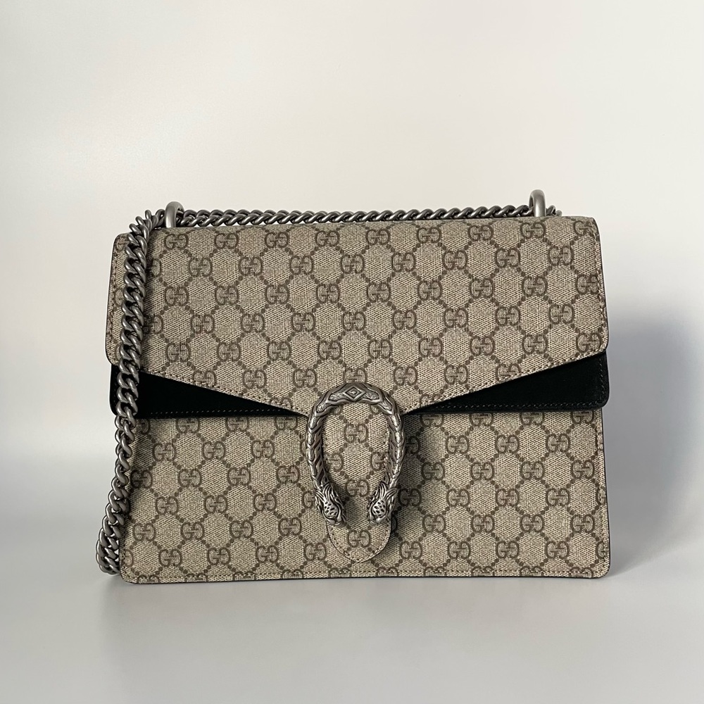 Authentic Gucci Medium GG Dionysus Black